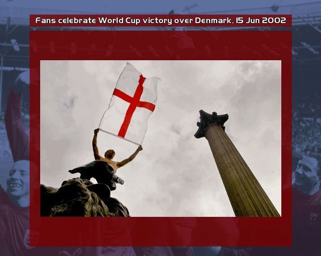 England International Football screenshot 3 for Playstation 2